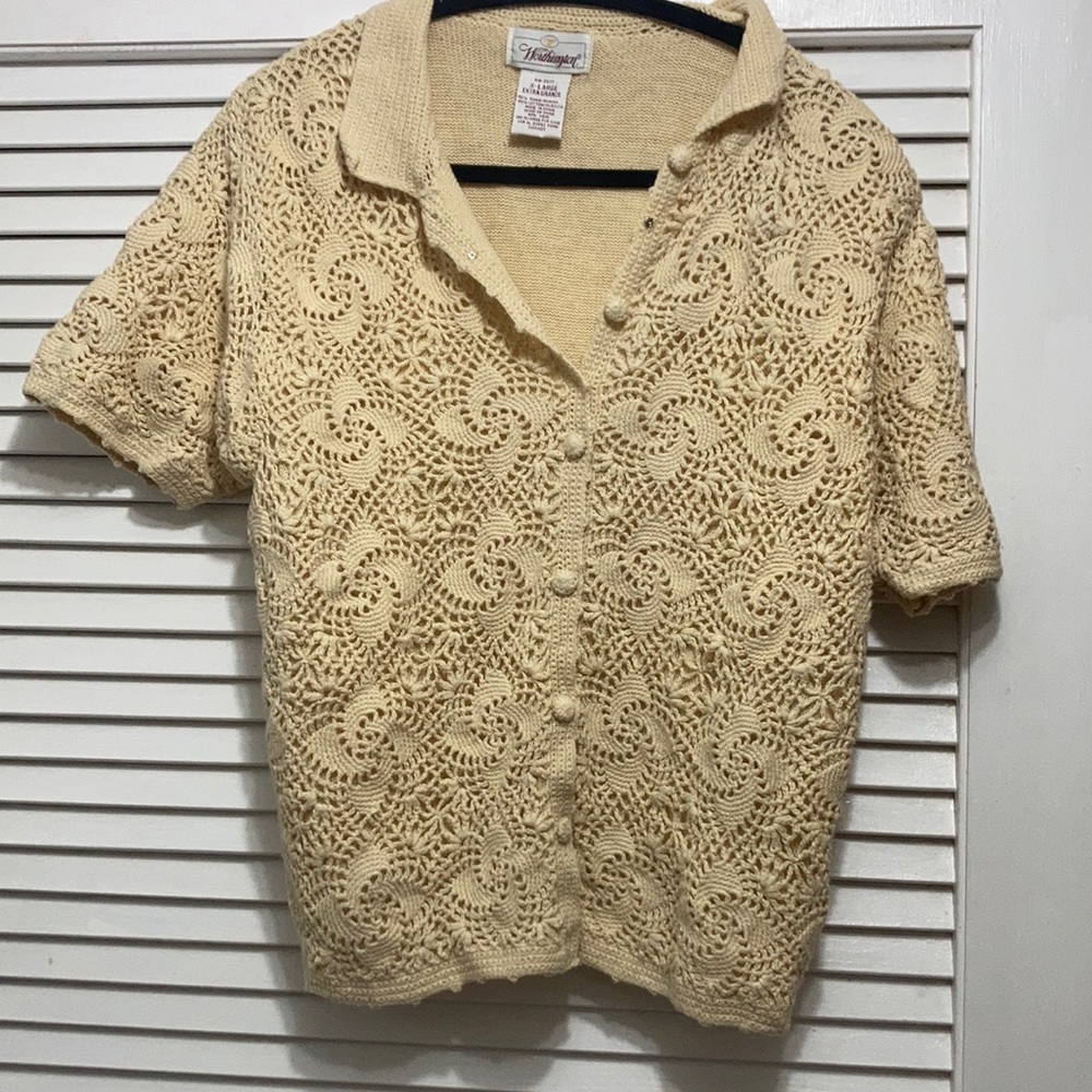 Vintage crochet top